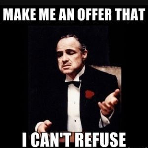 Would love you to make an offer!